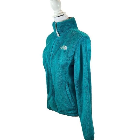 Women’s The North Face Osito 2 Bright Green Full Zip Fleece Jacket Size XS - Picture 3 of 13